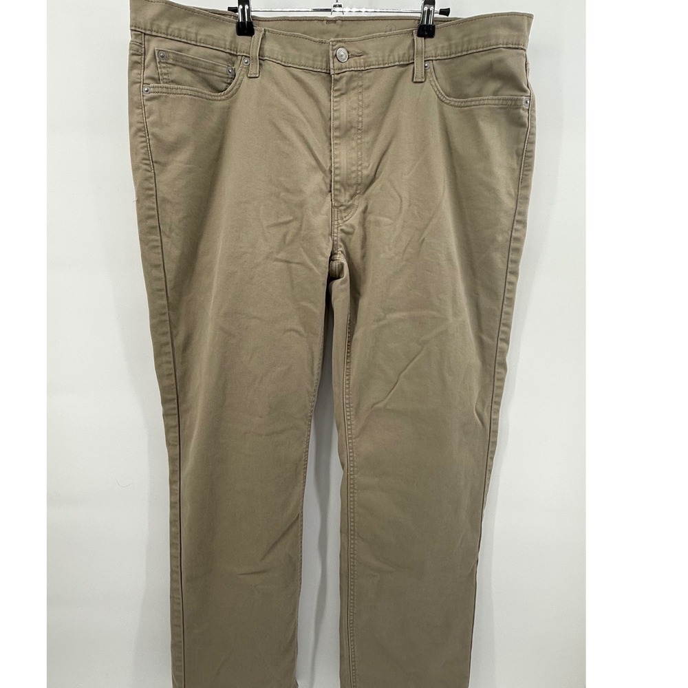 Levi's 541 Athletic Taper Khaki Tan Chino Pants Mens 40x32